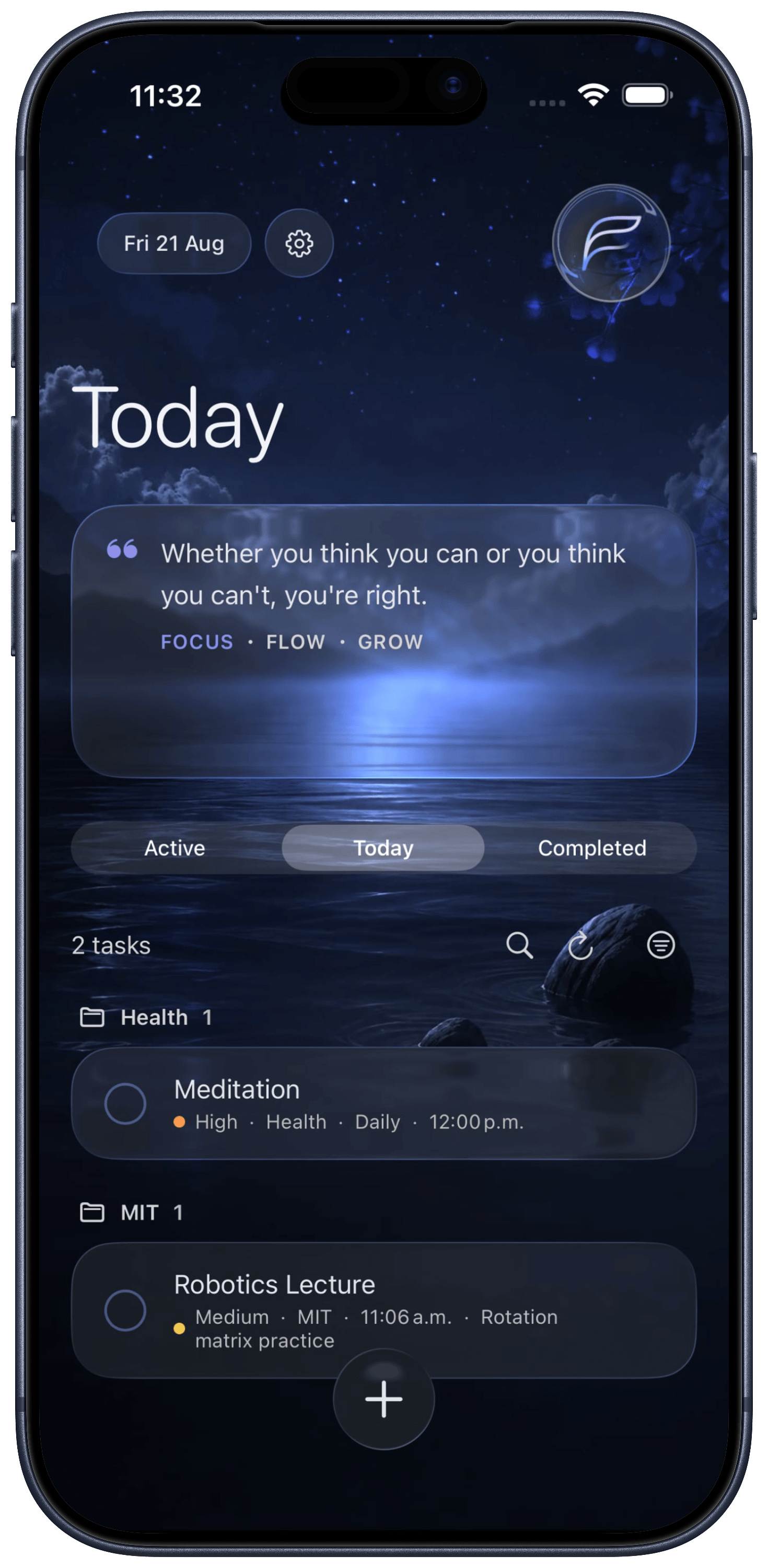 Fast Flow Active list with captured tasks